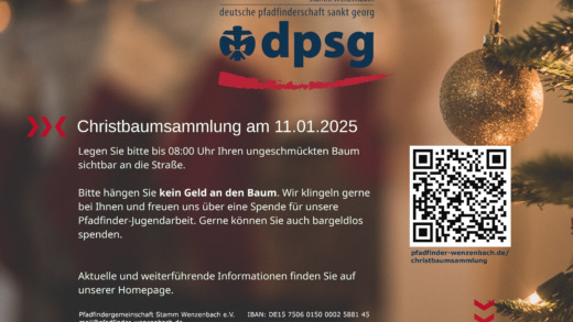 Flyer Christbaumsammlung